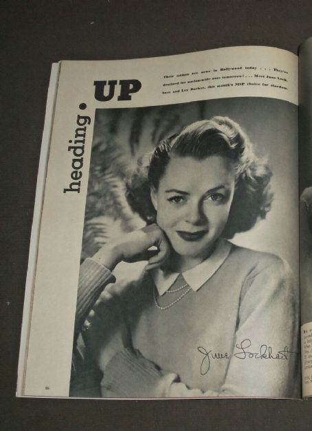 June Lockhart - Movie Stars Magazine Pictorial [United States] (May 1948)