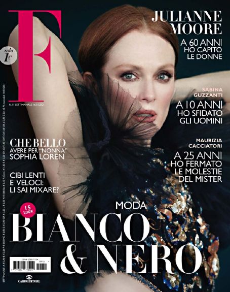 Julianne Moore, F Magazine Magazine 16 March 2021 Cover Photo - Italy