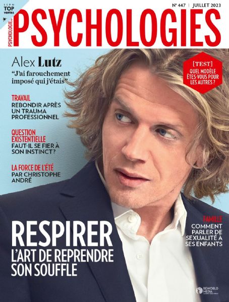 Alex Lutz, Psychologies Magazine July 2023 Cover Photo - France