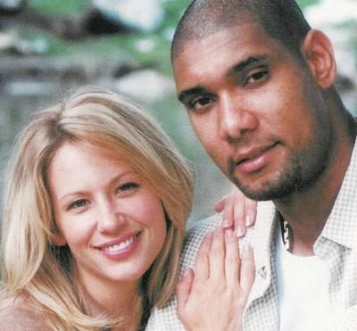Tim Duncan and Amy Sherrill