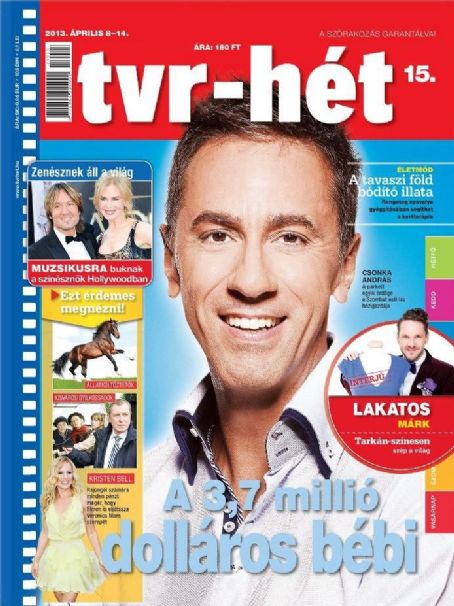 András Csonka - Tvr-hét Magazine Cover [Hungary] (8 April 2013)