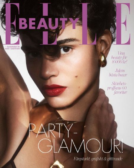 Mariana Santana, Elle Beauty Magazine December 2023 Cover Photo - Sweden