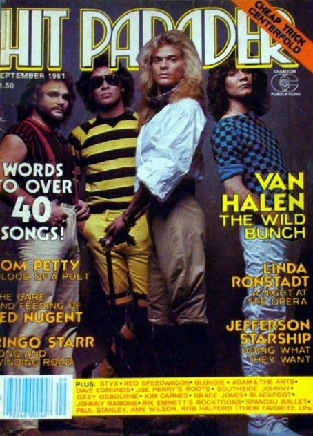 David Lee Roth, Edward Van Halen, Alex Van Halen, Van Halen, Michael ...