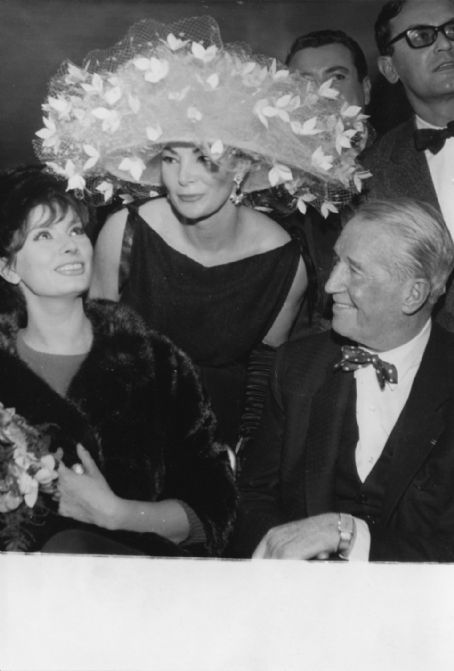 Sophia Loren and Maurice Chevalier