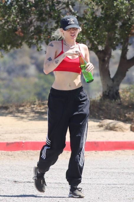 Miley Cyrus – Seen while hiking in the Hollywood Hills