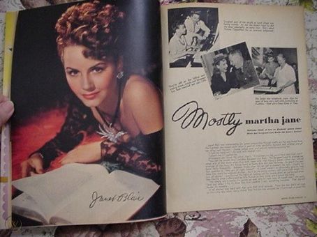 Janet Blair - Movie Stars Magazine Pictorial [United States] (March 1944)