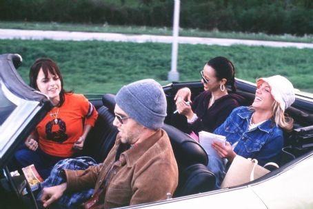 Taryn Manning as Mimi, Anson Mount as Ben, Zoe Saldana as Kit and Britney Spears as Lucy in Paramount's Crossroads - 2002