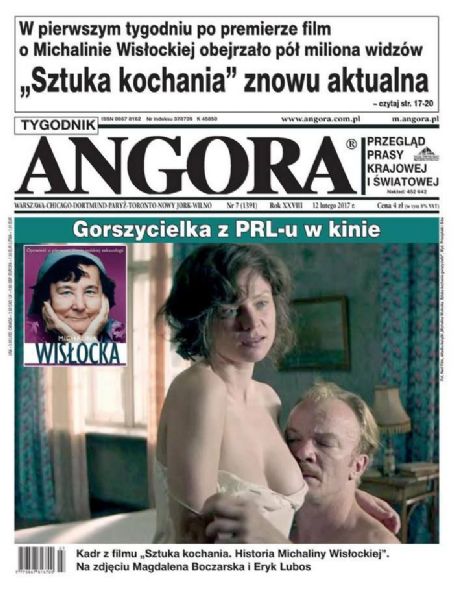 Magdalena Boczarska - Angora Magazine Cover [Poland] (12 February 2017)