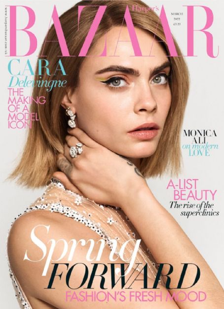 Cara Delevingne - Harper's Bazaar Magazine Cover [United Kingdom] (March 2022)