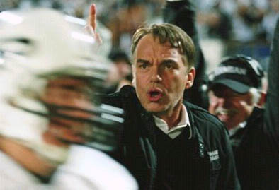 Gary Gaines (Billy Bob Thornton) coaching from the sidelines. Picture ...
