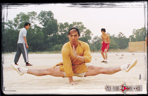 Man Tat Ng stars as Golden Leg Fung in Shaolin Soccer - 2001