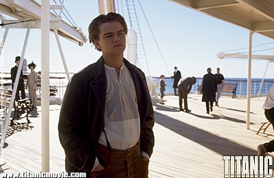 Leonardo DiCaprio as Jack Dawson in James Cameron's Titanic - 1997