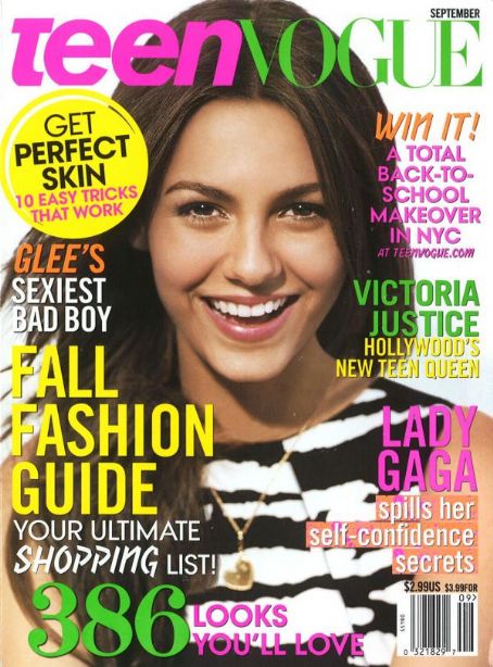 Victoria Justice, Teen Vogue Magazine September 2010 Cover Photo ...