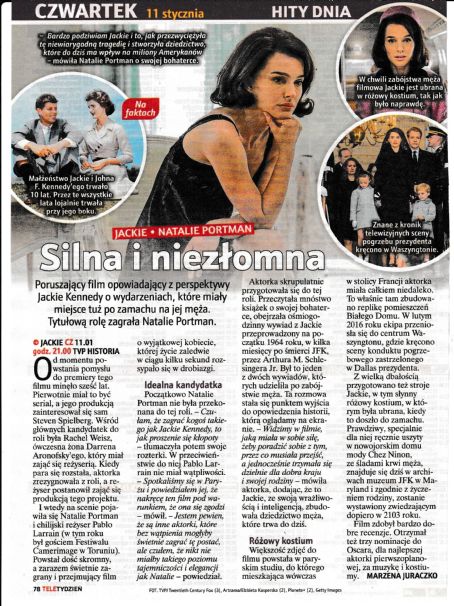 Natalie Portman - Tele Tydzień Magazine Pictorial [Poland] (5 January 2024)