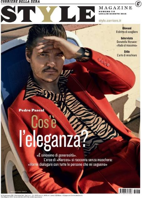 Pedro Pascal - Style Magazine Cover [Italy] (August 2018)
