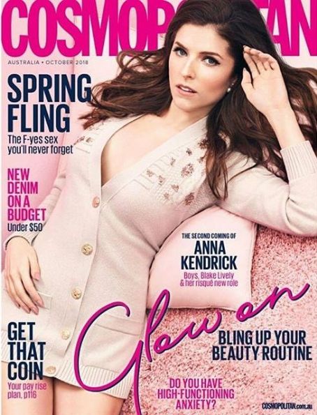 Anna Kendrick - Cosmopolitan Magazine Cover [Australia] (October 2018)