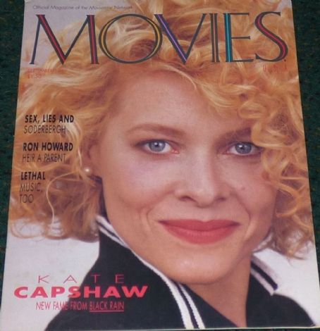 Kate Capshaw - Movies Magazine Cover [United States] (September 1989)