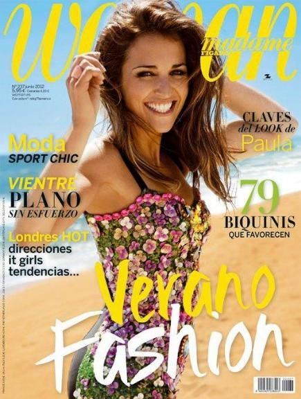 Paula Echevarría, Woman Magazine June 2012 Cover Photo - Spain