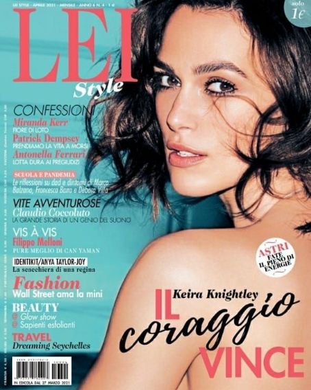 Keira Knightley - Lei Style Magazine Cover [Italy] (April 2021)