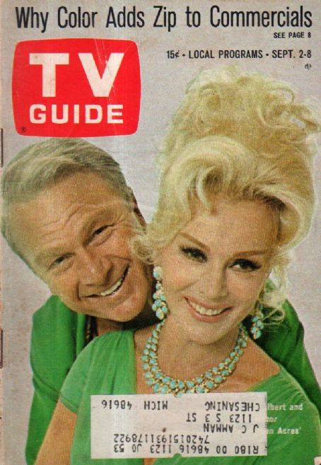 Eva Gabor, TV Guide Magazine 02 September 1967 Cover Photo - United States