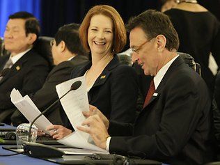 Craig Emerson and Julia Gillard