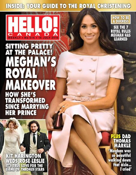 Meghan Markle - Hello! Magazine Cover [Canada] (16 July 2018)