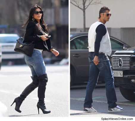 Kim Went To Meet Cristiano In Spain 