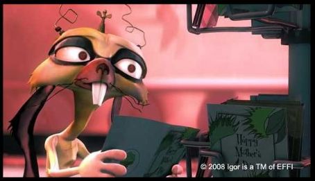 Scamper in IGOR as voiced by Steve Buscemi. Picture - Photo of Scamper ...