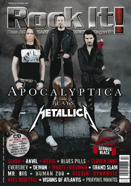 Apocalyptica - Rock It Magazine Cover [Germany] (July 2024)