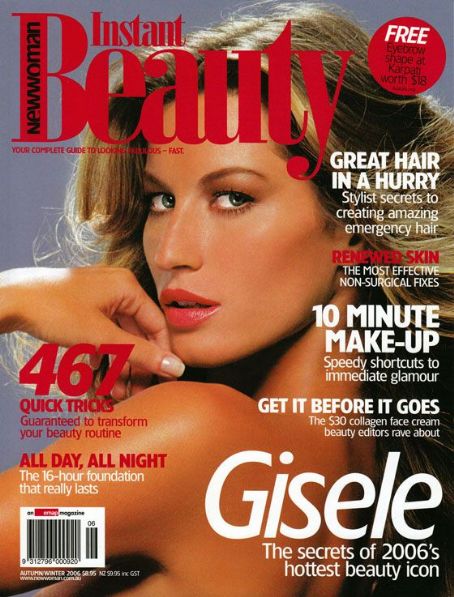 Gisele Bündchen, Instant Beauty Magazine September 2006 Cover Photo ...