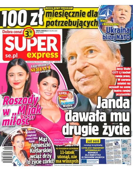 Katarzyna Cichopek - Super Express Magazine Cover [Poland] (13 July 2024)