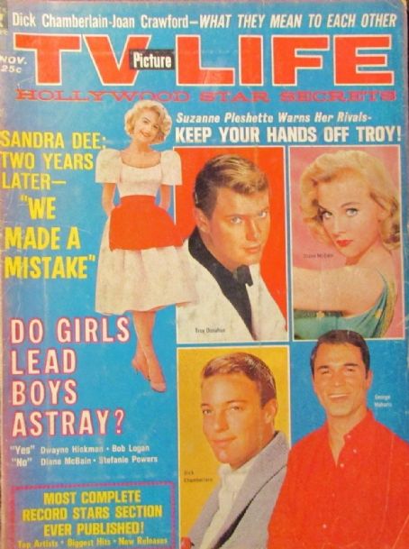 Sandra Dee - TV Picture Life Magazine Cover [United States] (November 1962)