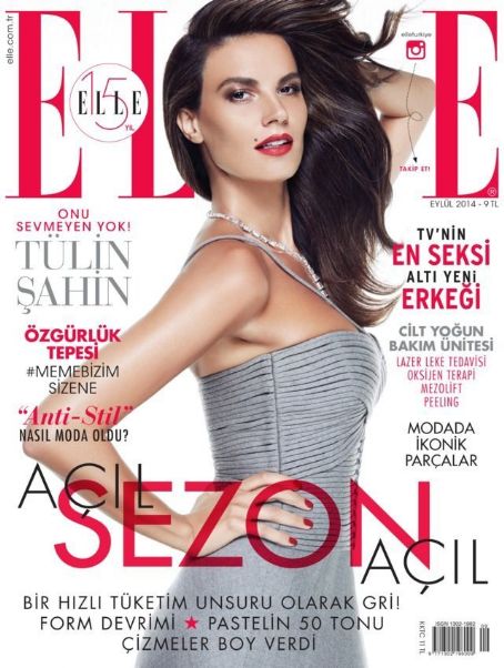 Tülin Sahin, Elle Magazine September 2014 Cover Photo - Turkey