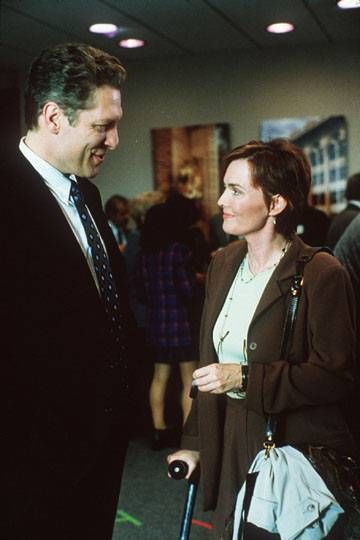 Clancy Brown and Laura Innes