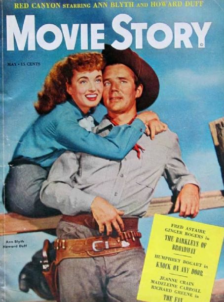 Ann Blyth, Howard Duff, Movie Story Magazine May 1949 Cover Photo ...