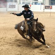 Cowboy mounted shooting