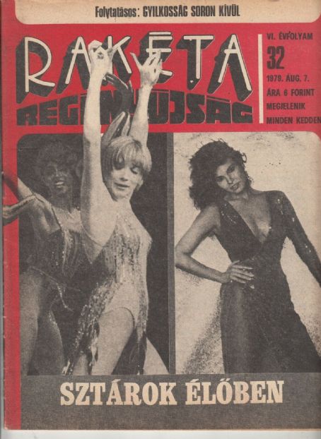Raquel Welch - Rakéta Regényújság Magazine Cover [Hungary] (7 August 1979)