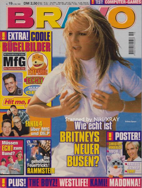 Britney Spears - Popcorn Magazine Cover [Germany] (6 May 1999)