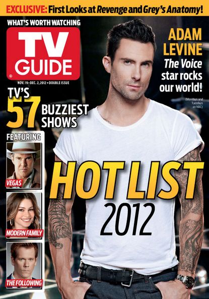 Adam Levine - TV Guide Magazine Cover [United States] (19 November 2012)