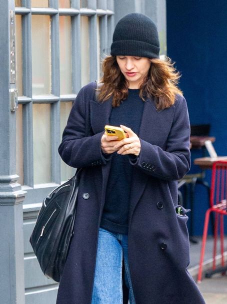 Lily James – Steps out with boyfriend Michael Shuman in Soho – London