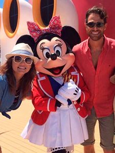Sebastian Rulli and Angelique Boyer Take Disney Cruise