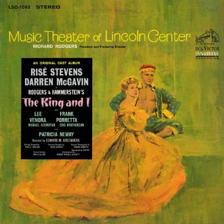 The King And I  1964 Music Theater Of Lincoln Center Summer  Revivel Starring Rise Stevens