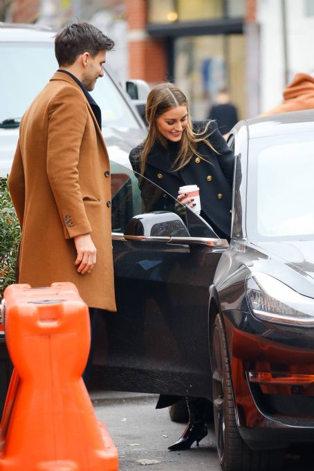 Olivia Palermo – Leaves Ambroeus restaurant in Soho – New York