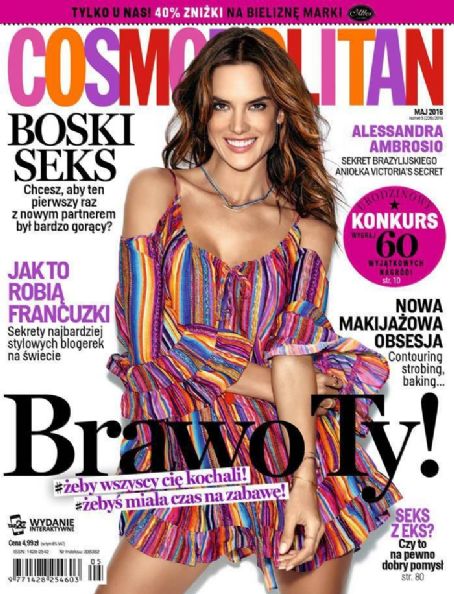 Alessandra Ambrosio, Cosmopolitan Magazine May 2016 Cover Photo - Poland