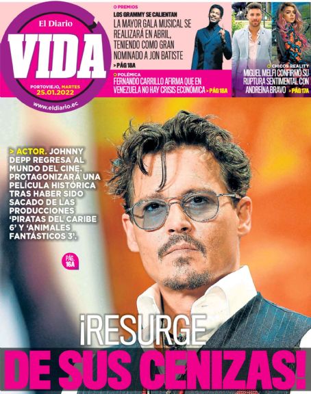 Nick Jonas - El Diario Vida Magazine Cover [Ecuador] (25 January 2022)