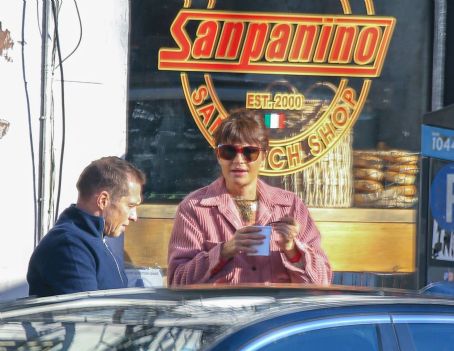 Helena Christensen – Photographed with a mystery guy in New York