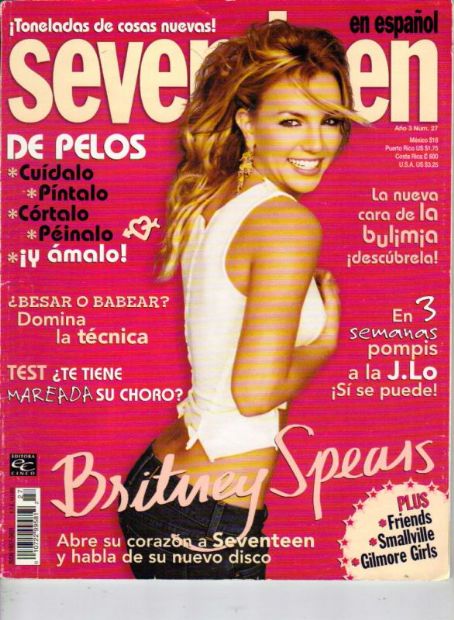 Britney Spears, Seventeen Magazine December 2003 Cover Photo - Mexico