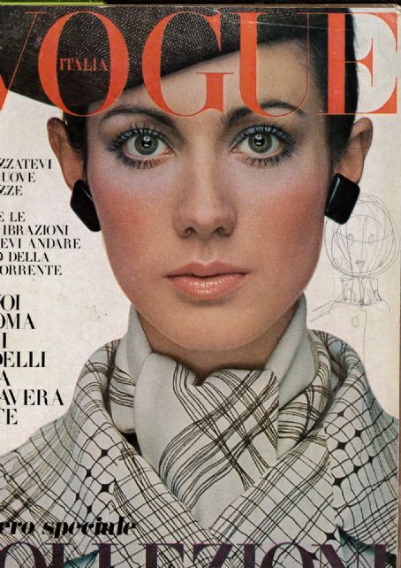 Moyra Swan, Vogue Magazine March 1970 Cover Photo - Italy