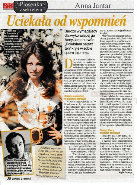 Anna Jantar - Dobry Tydzień Magazine Pictorial [Poland] (24 March 2025)