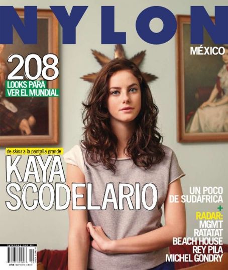 Kaya Scodelario, Nylon Magazine May 2010 Cover Photo - Mexico